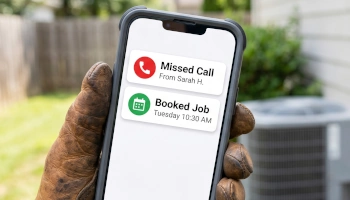 Residential Service Contractor Misses Call and Booked Job