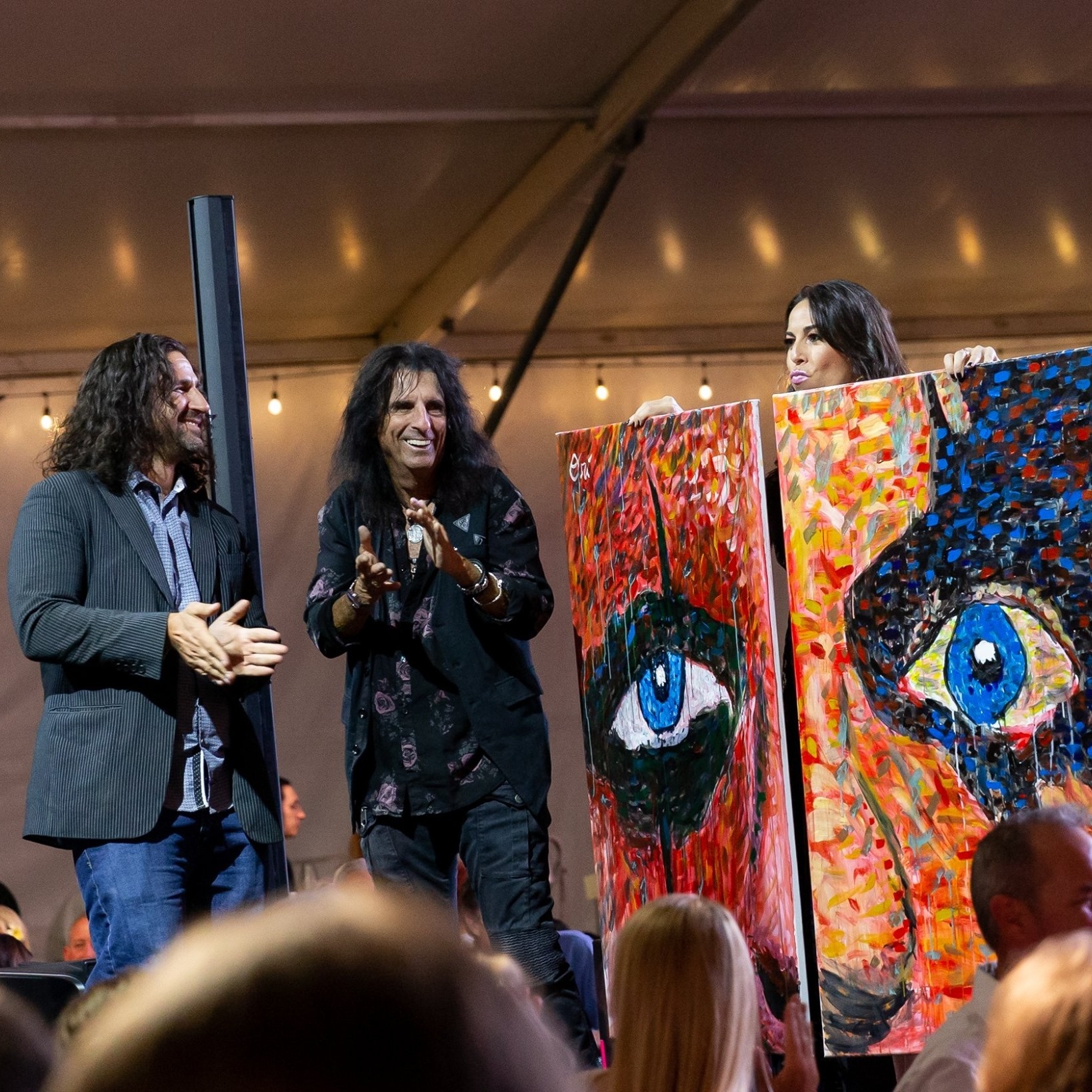 Ori Bengal with Alice Cooper