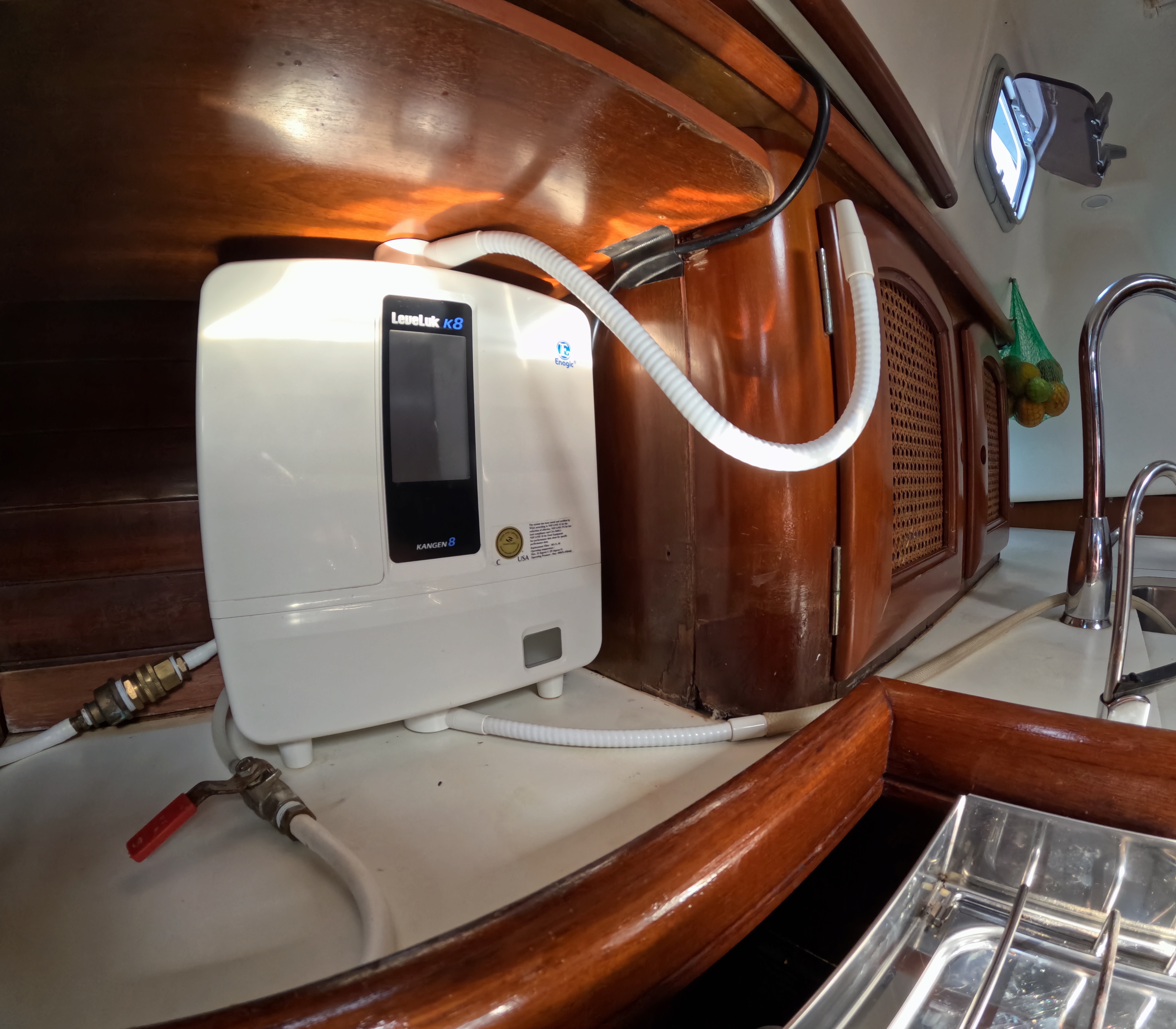 Galley kitchen details