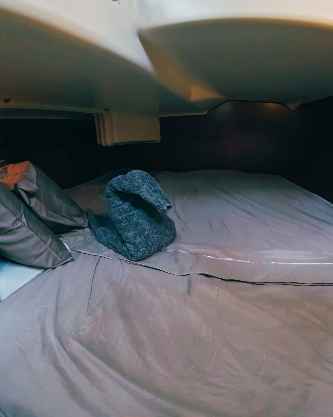 Sleeping quarters on the boat