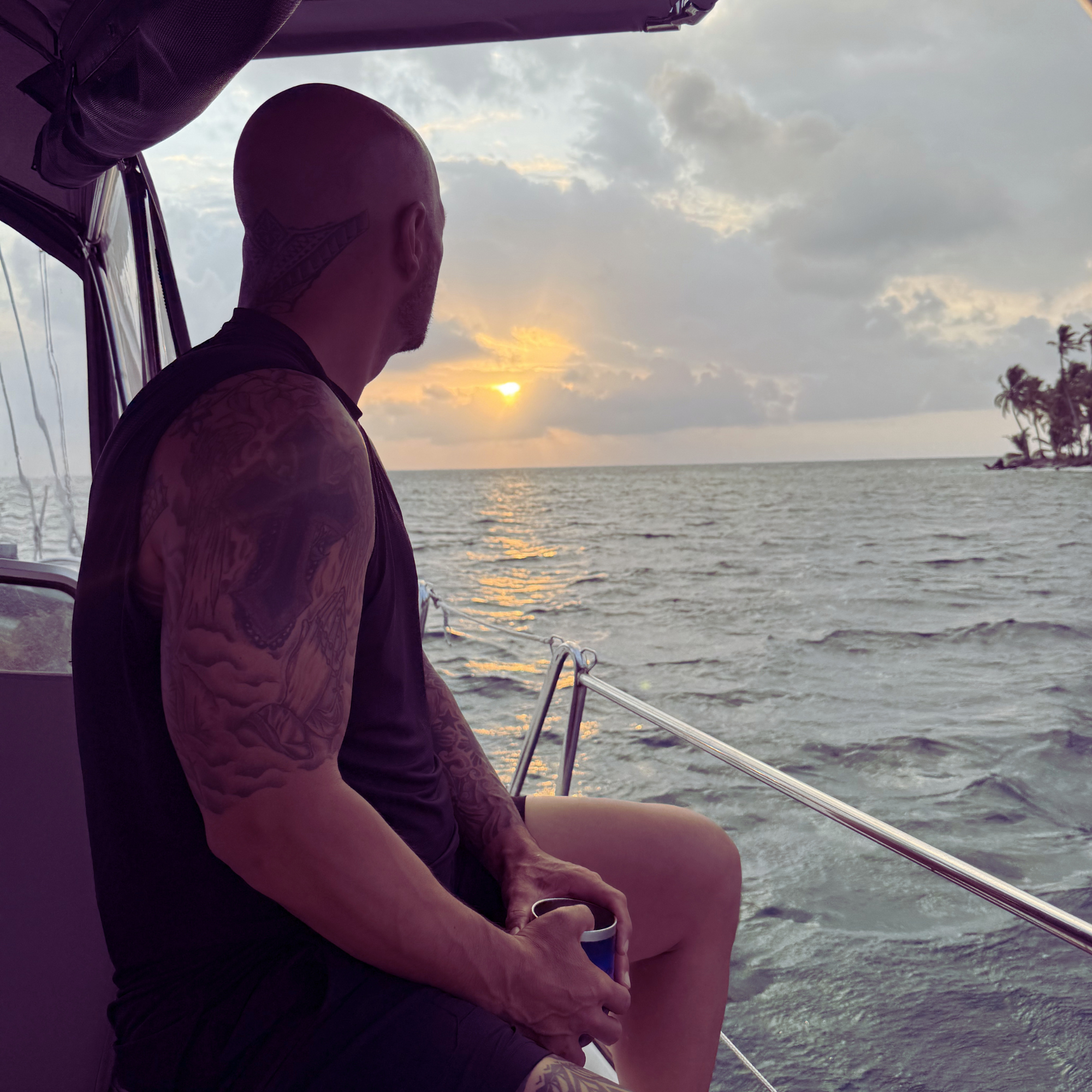 A quiet onboard moment