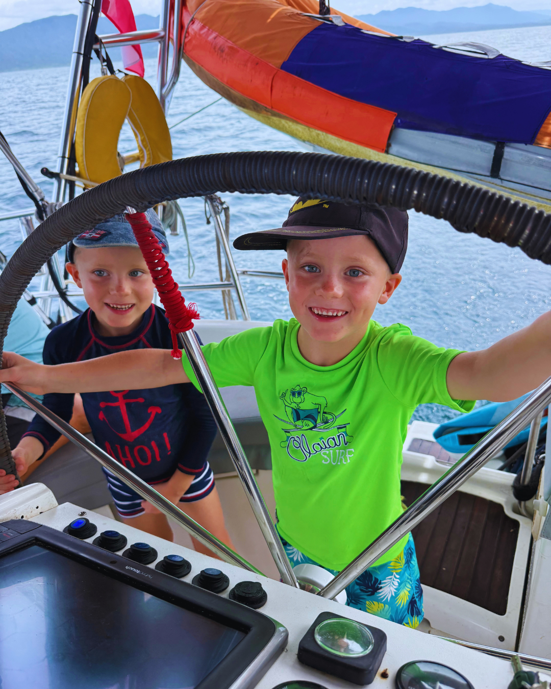 Hands-on boat life aboard a Water World sailboat