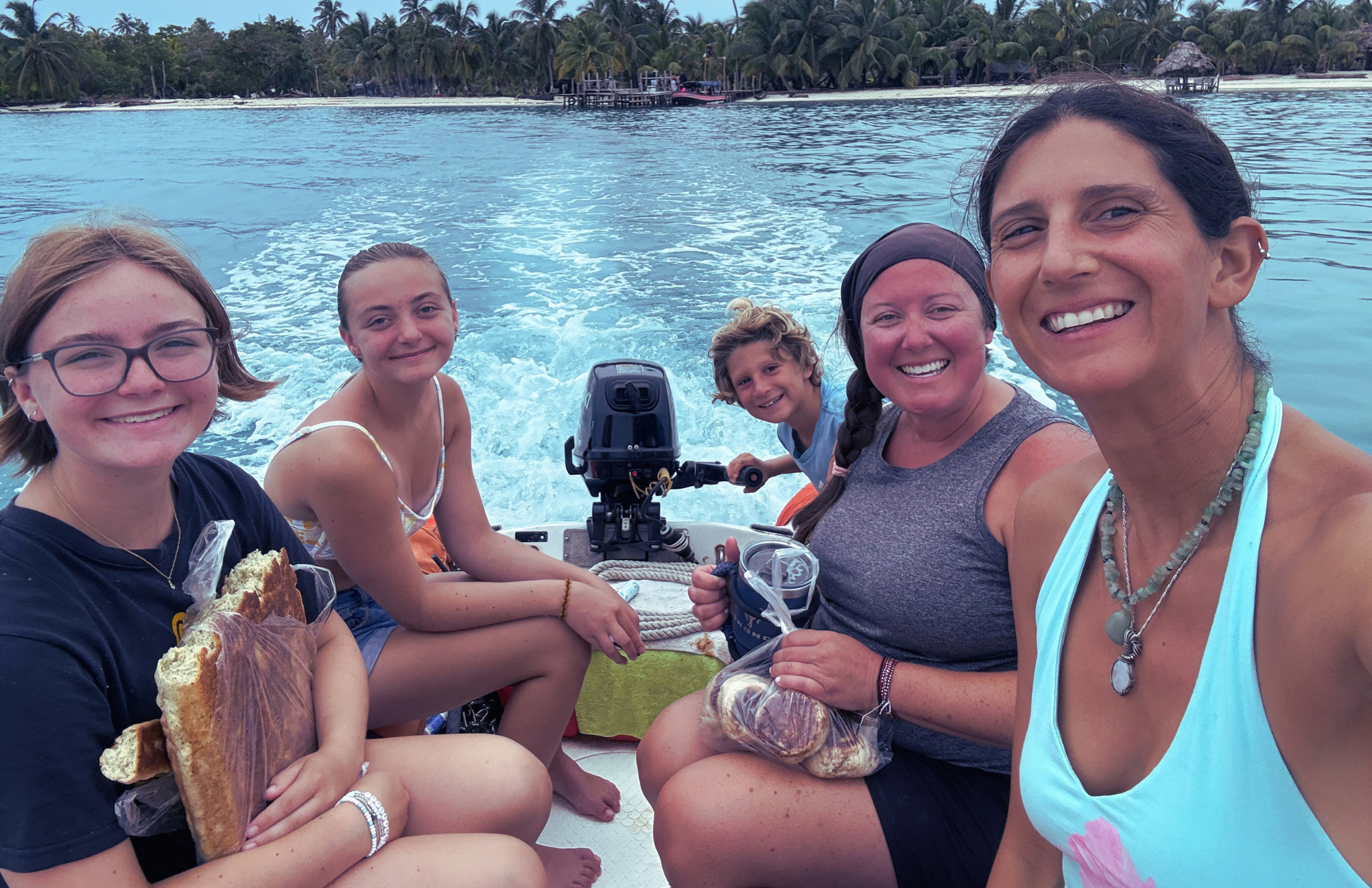The Water World crew and guests together