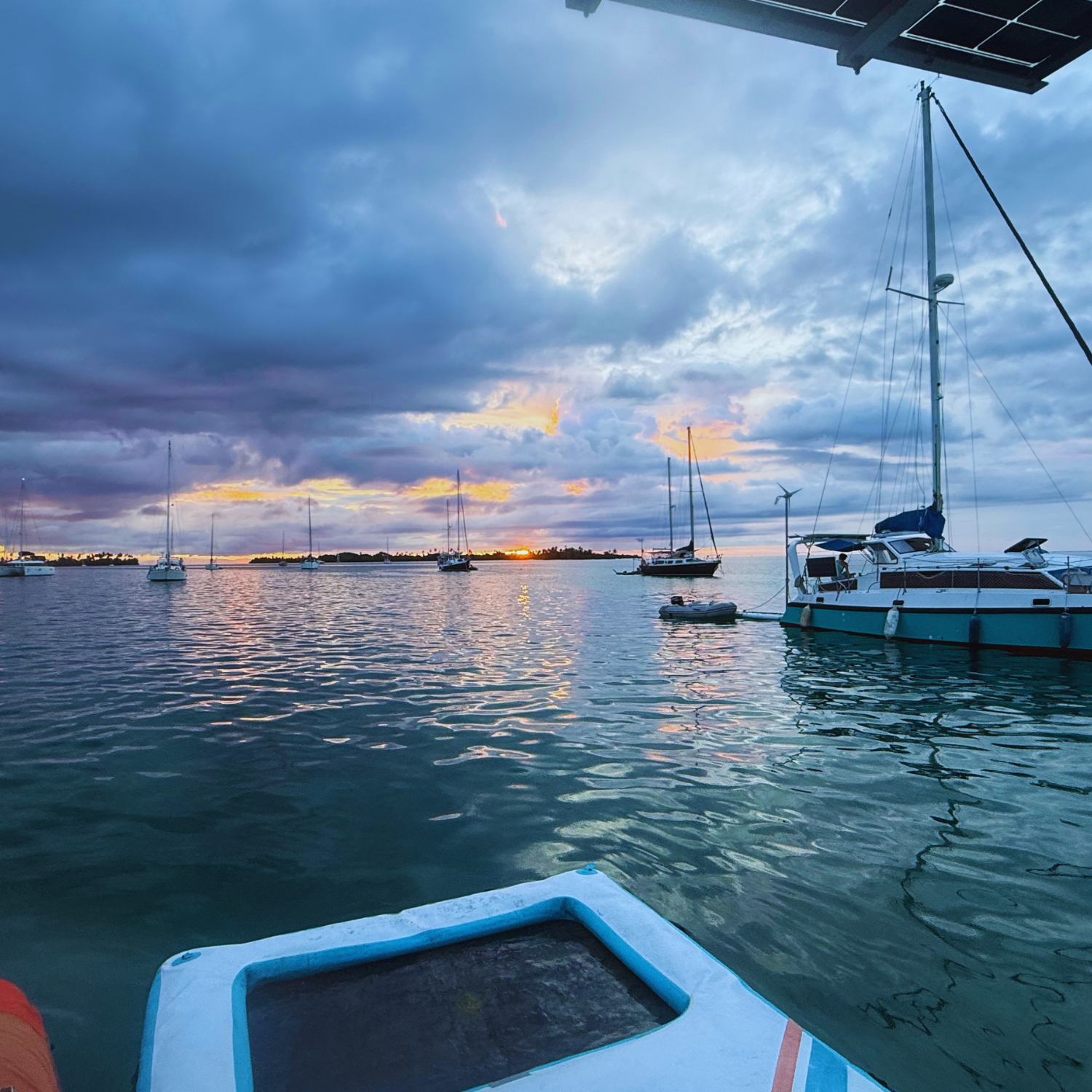Quiet moments on the ocean