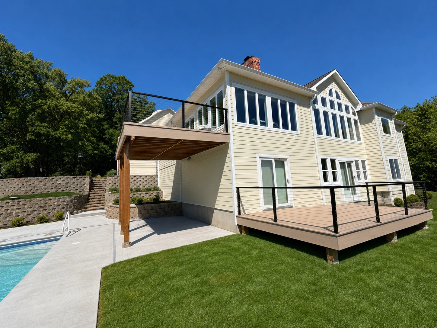 Custom deck craftsmanship