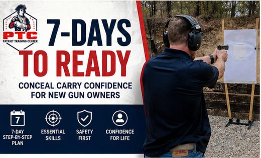 7 Days To Ready — Conceal Carry Confidence For New Gun Owners
