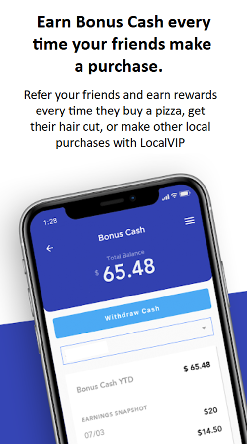 LocalVIP App Screen 2