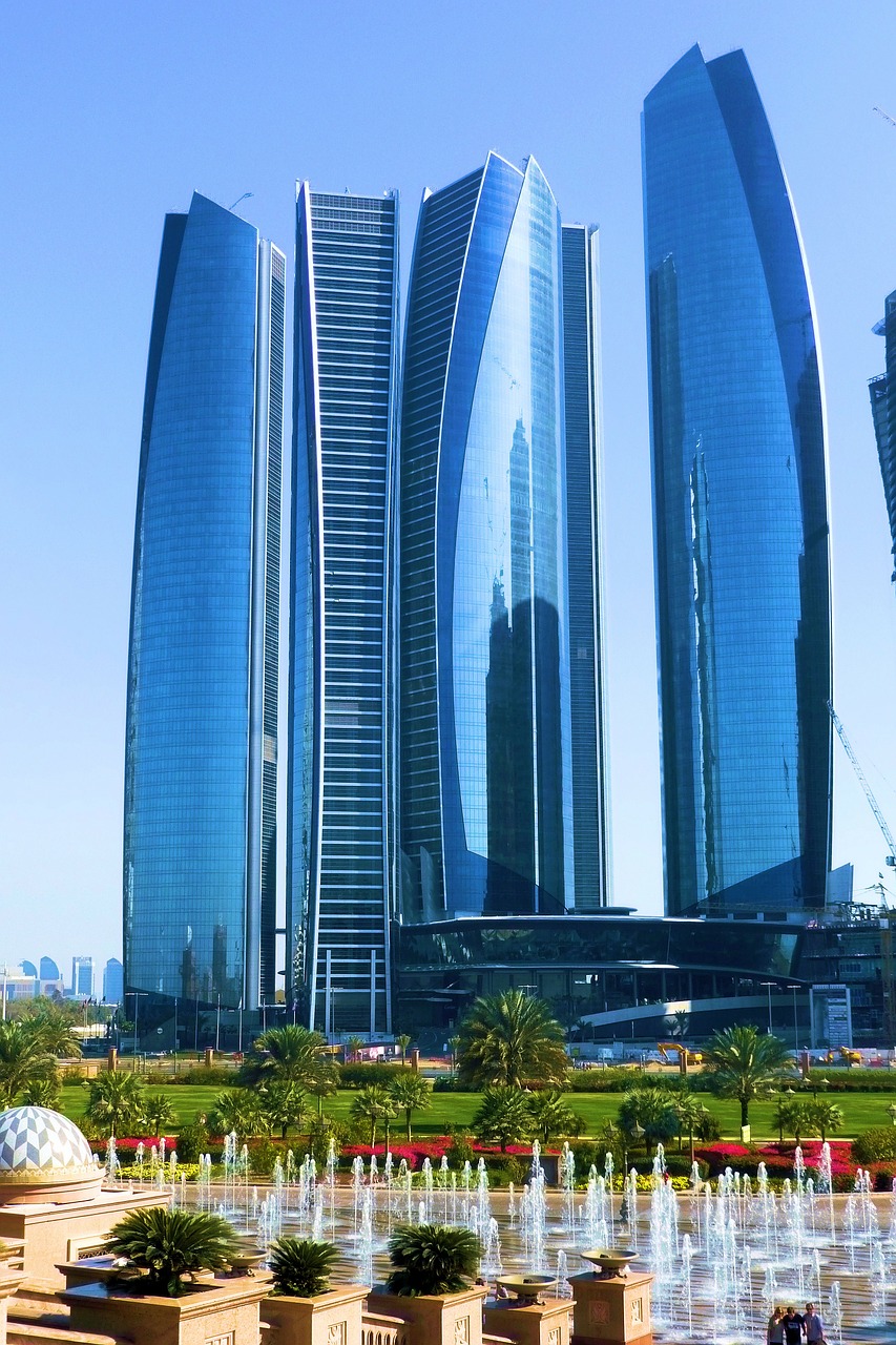 Abu Dhabi city and modern architecture
