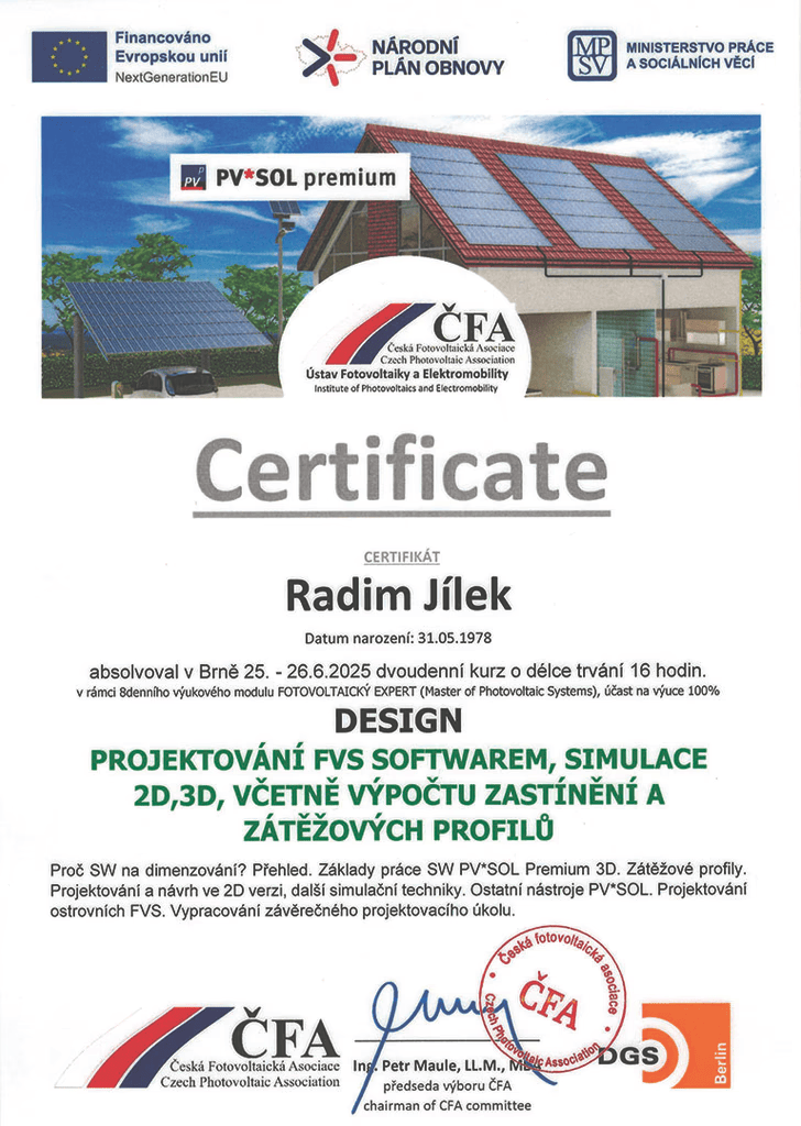 Zobrazit certifikáty 2