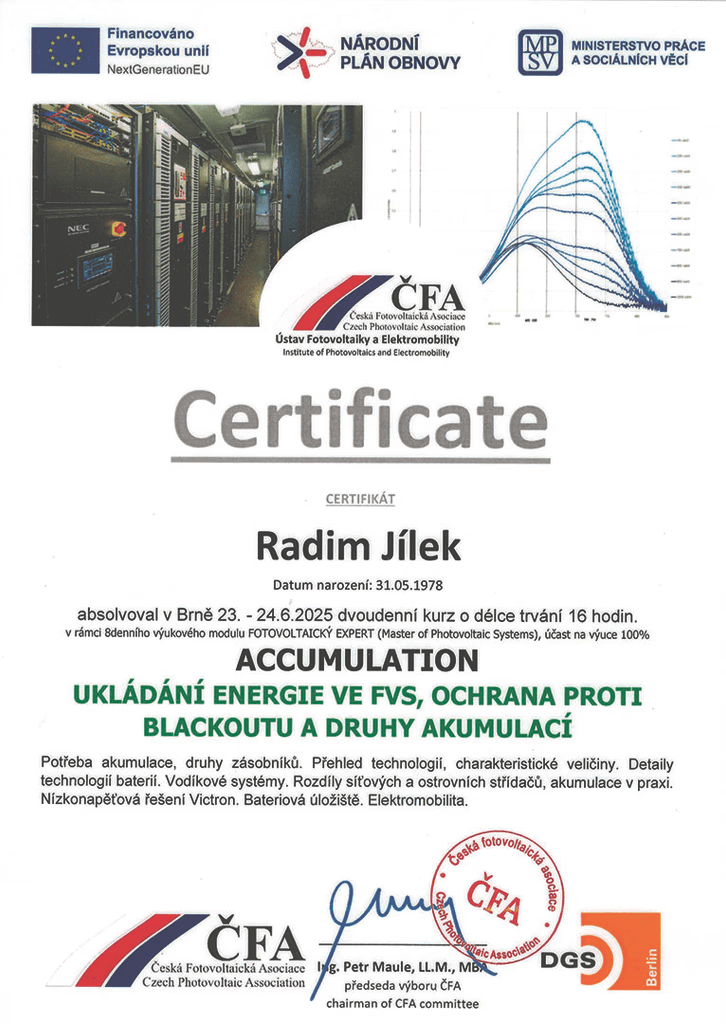 Zobrazit certifikáty 1