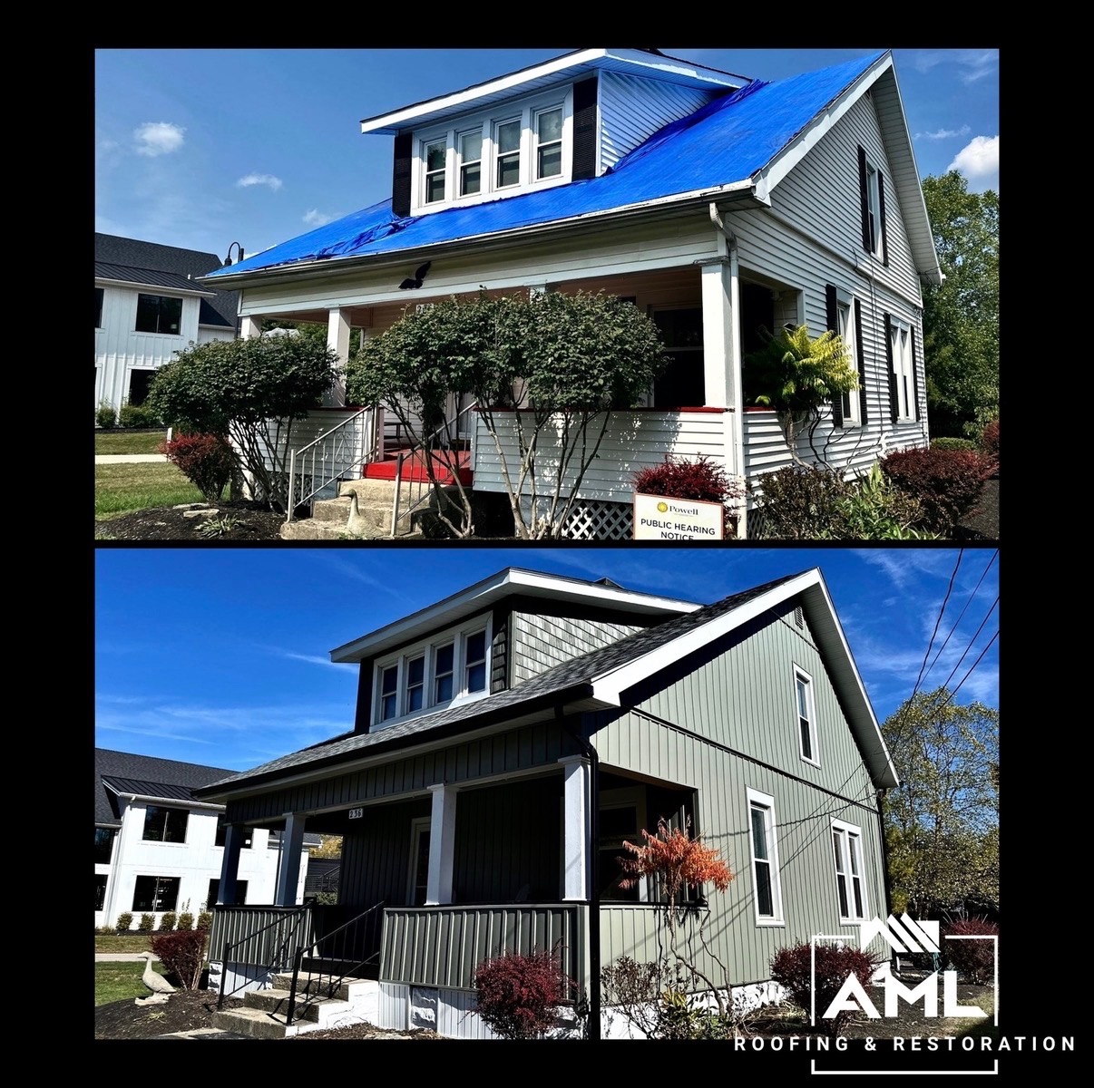 Roofing and siding replacement in Columbus, Ohio