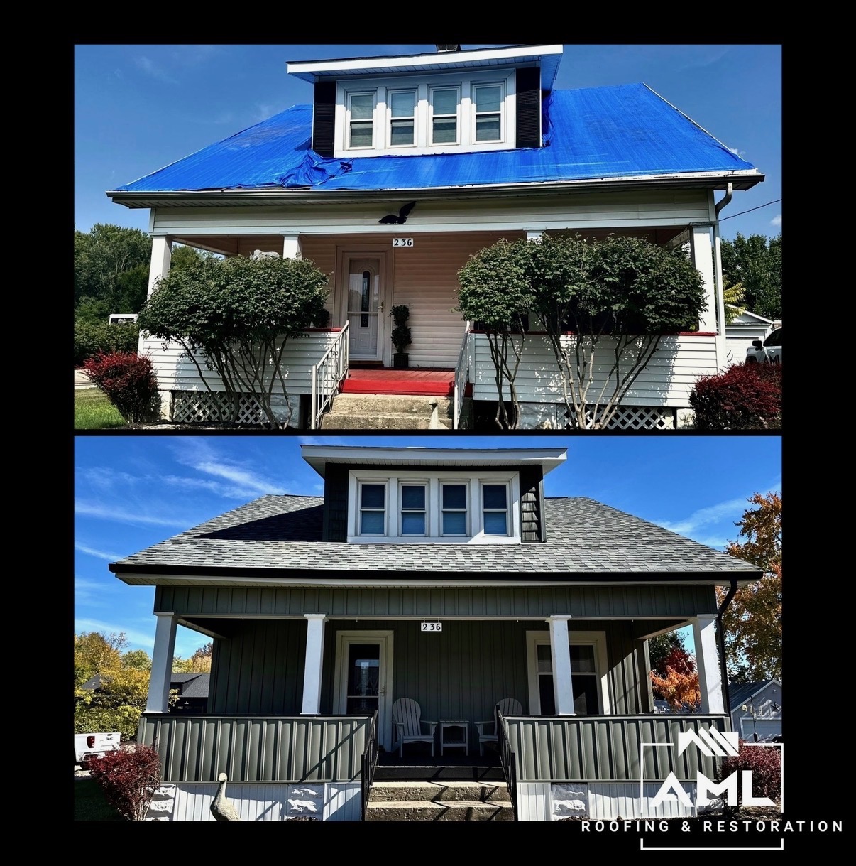 Siding and roofing project in Columbus, Ohio