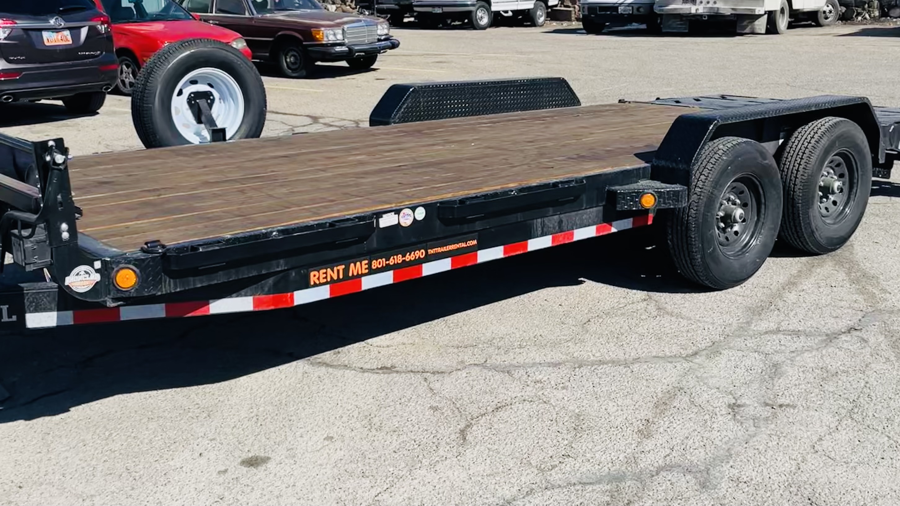 Car hauler trailer rental at TNT Trailer Rental in Murray, UT