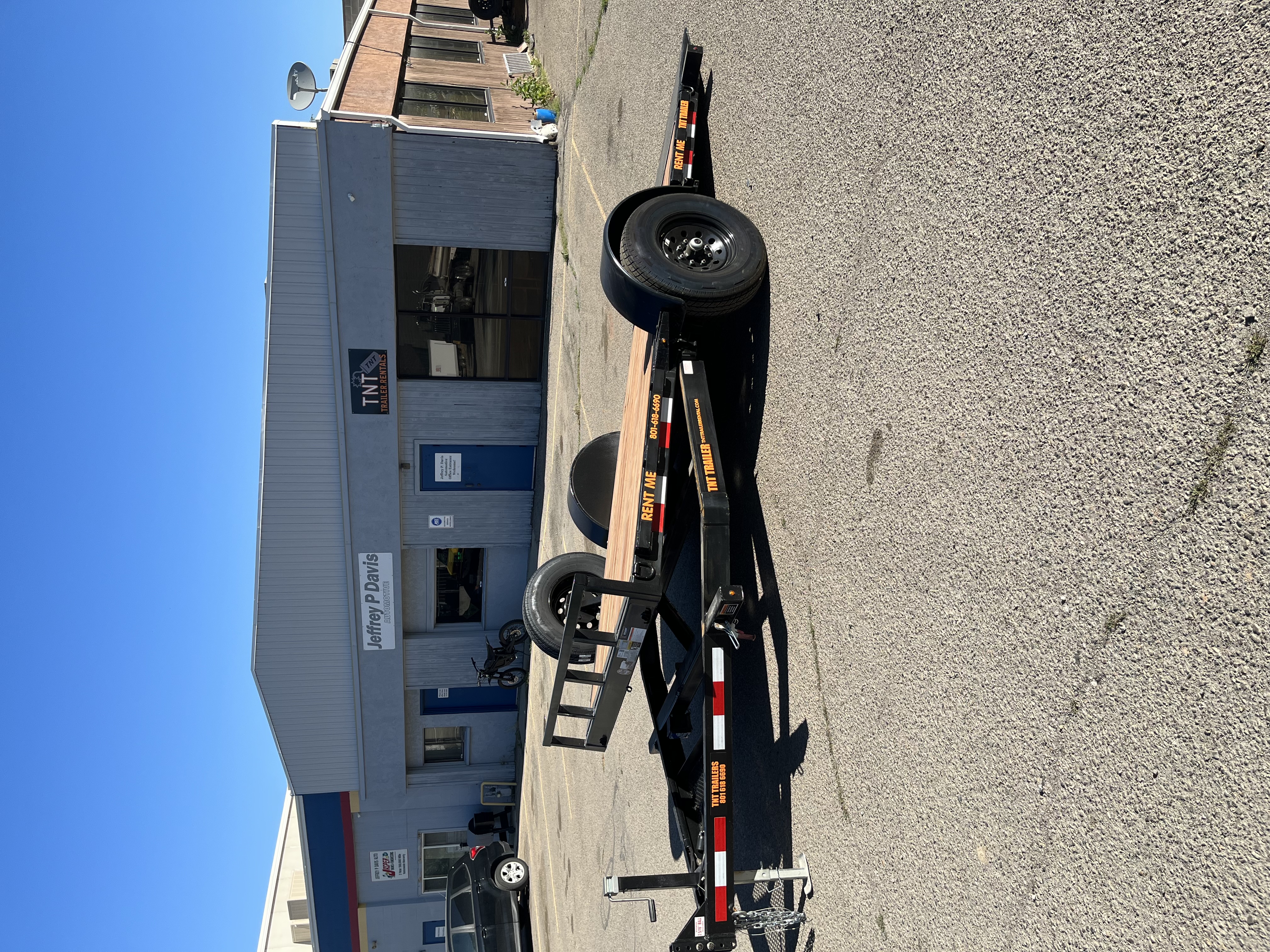 7x14 Tilt Deck Trailer for rent
