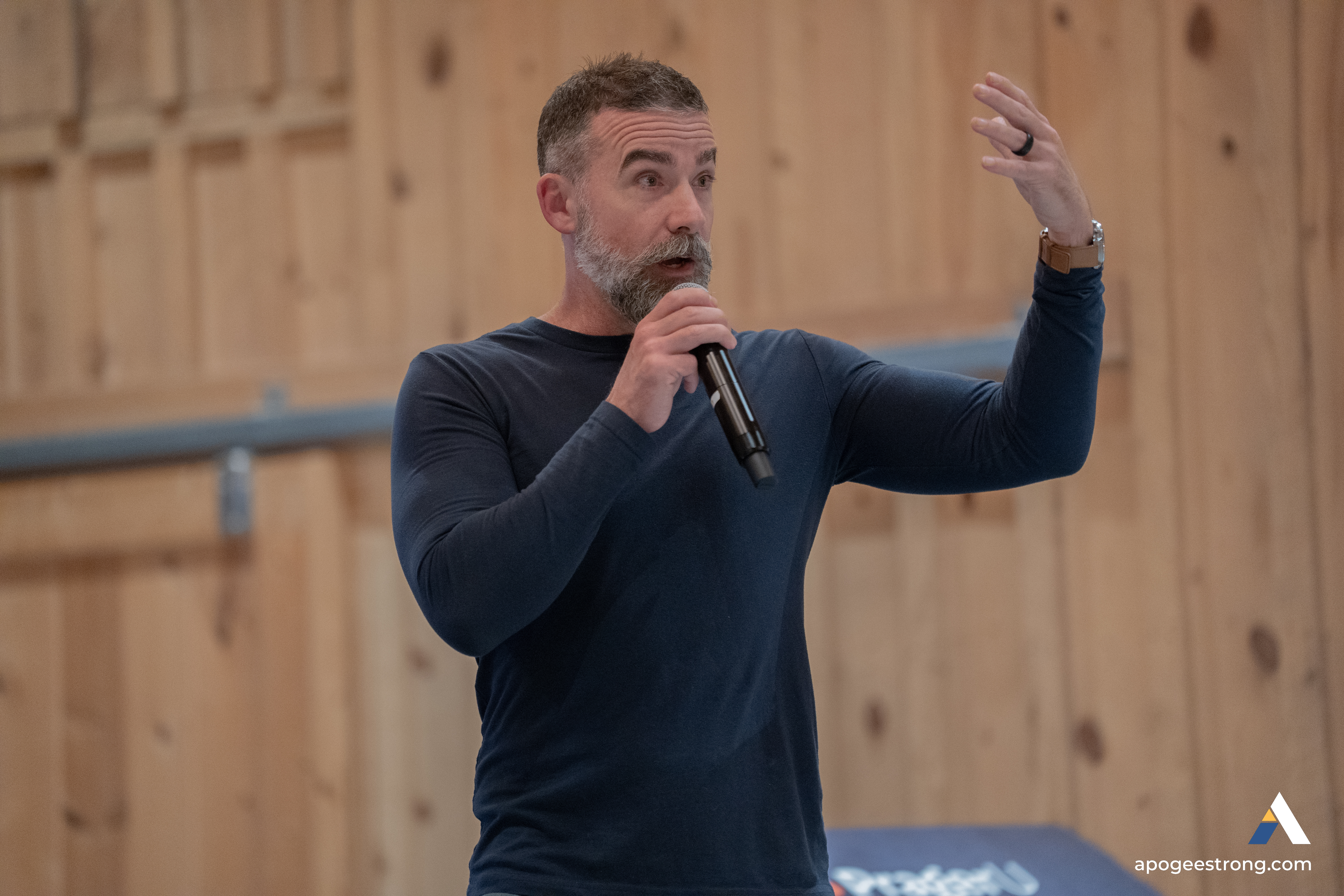 Matt Beaudreau leading a session