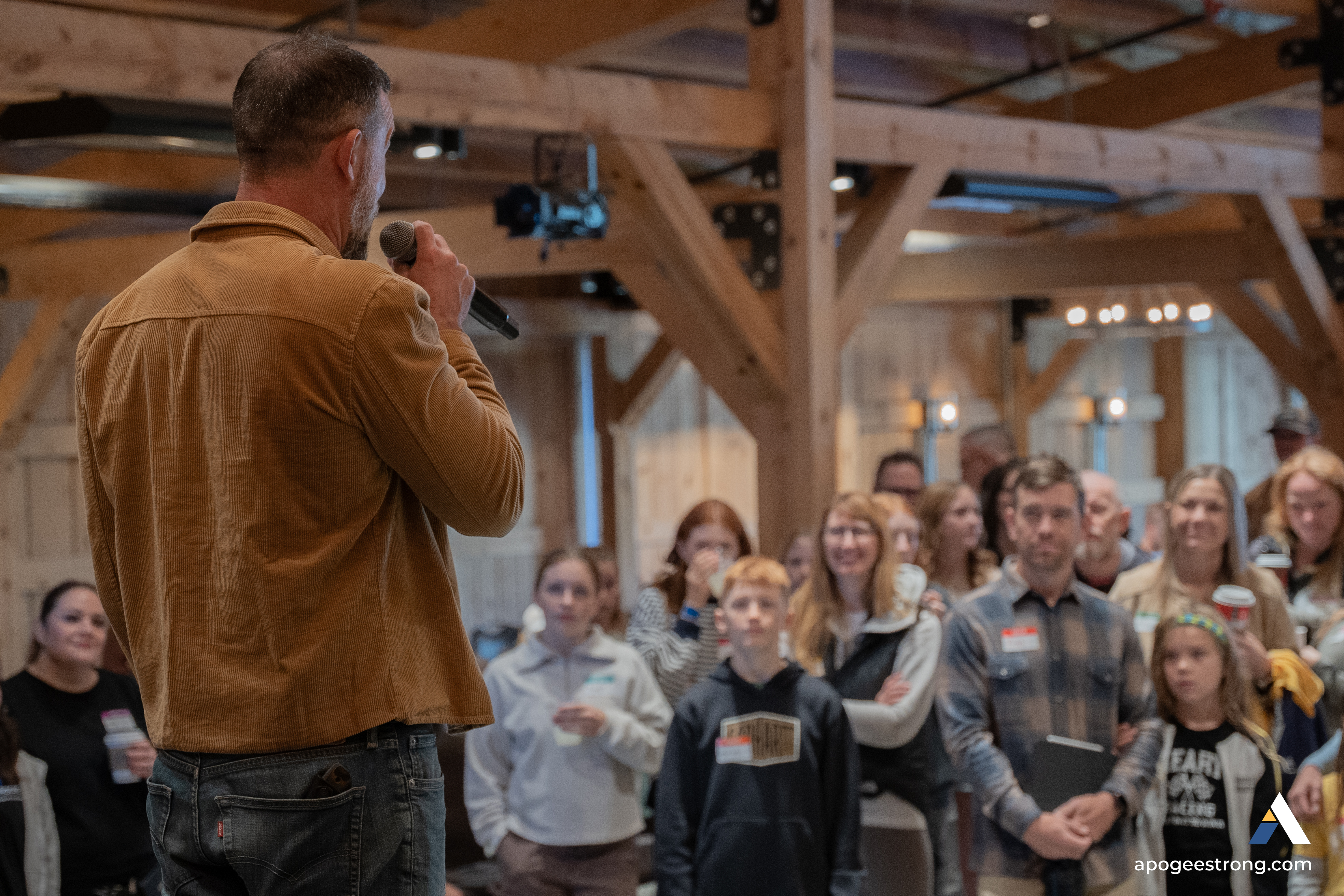 Audience at a keynote event