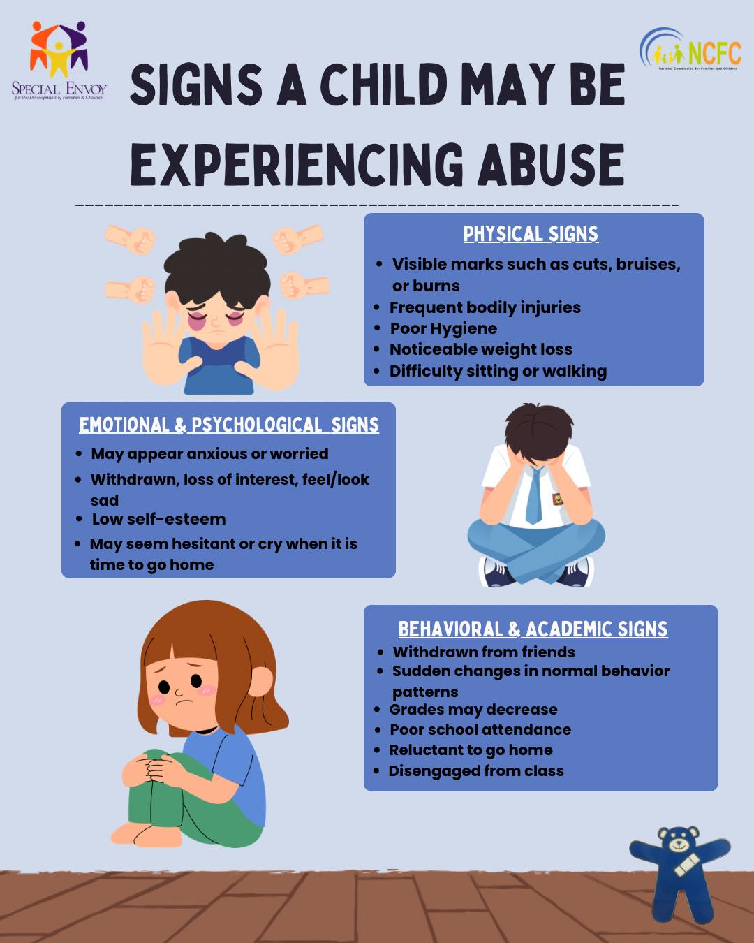 Signs of Child Abuse Signs of Child Abuse