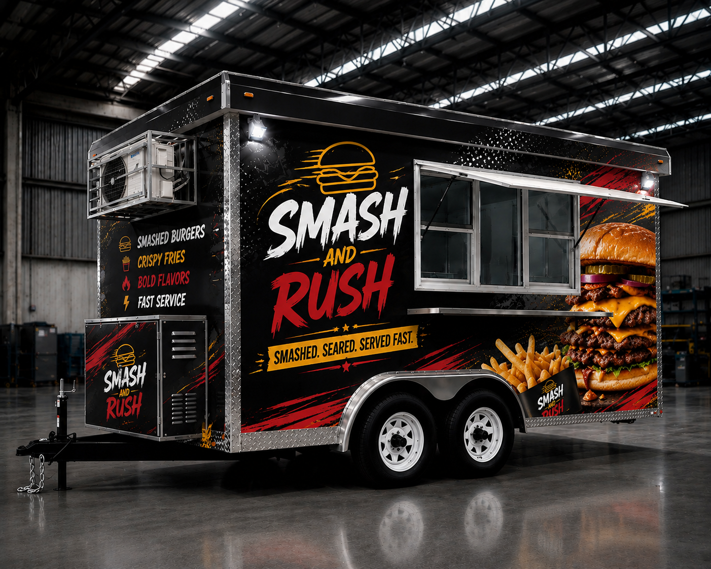 Trailer-Made® Chef Supreme™ — 16ft commercial kitchen trailer
