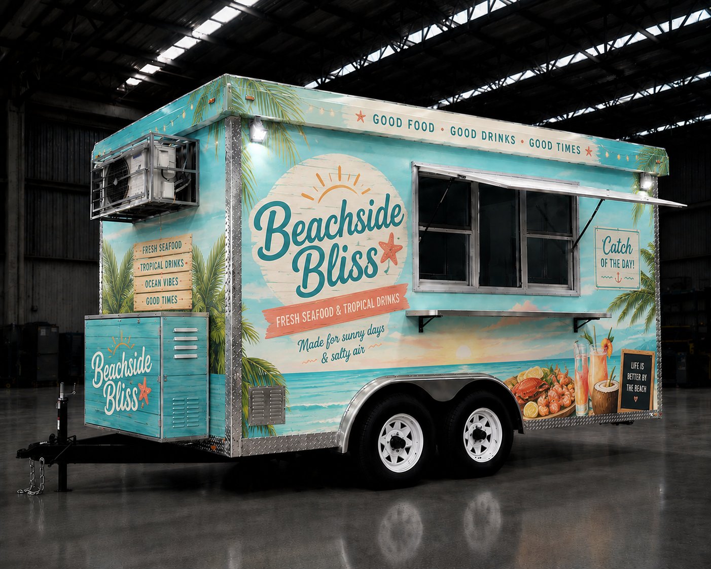 Beachside Bliss food trailer