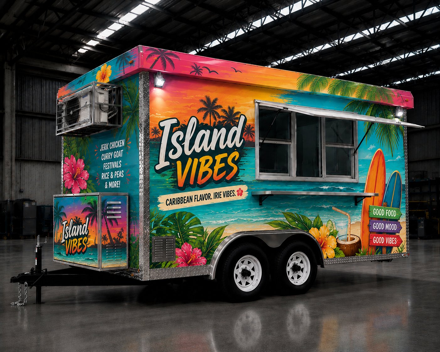 Island Vibes food trailer