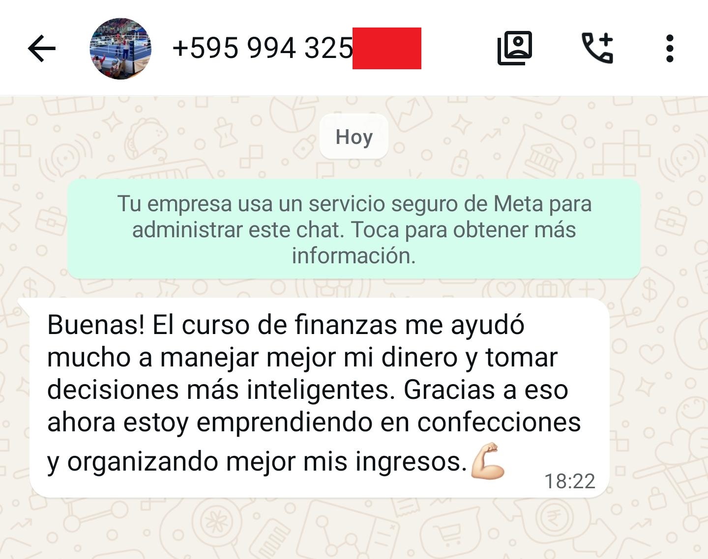 Testimonio — emprendió en confecciones