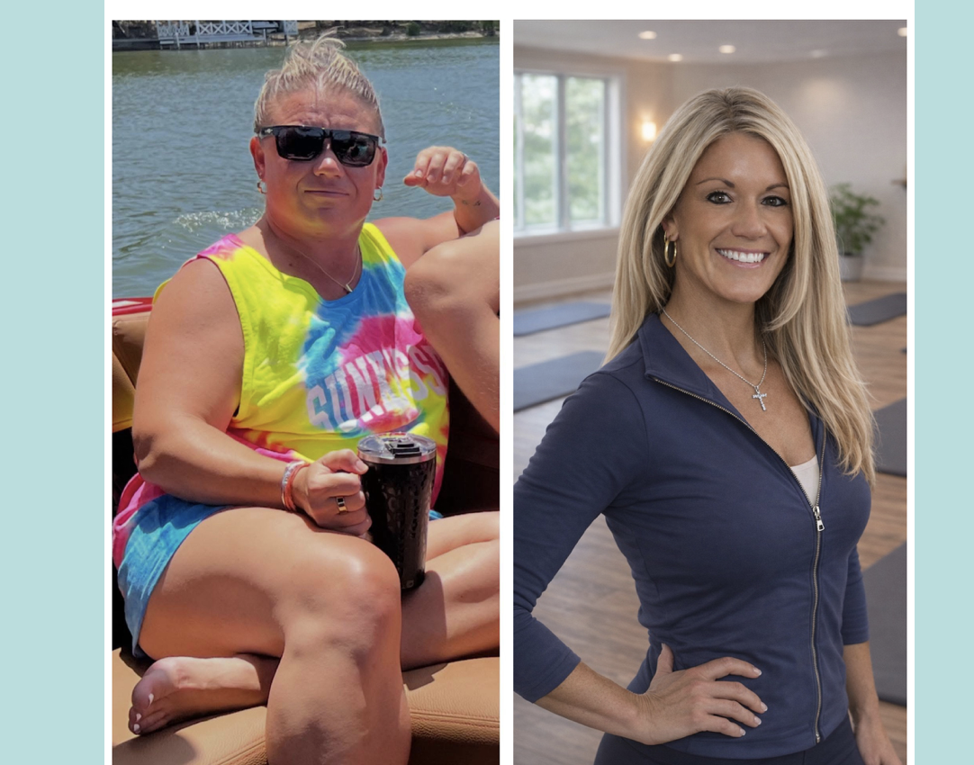 Katie Miller's transformation, before and after — hormone and metabolic health coach for women over 40