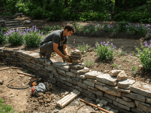 Retaining Walls in Newark