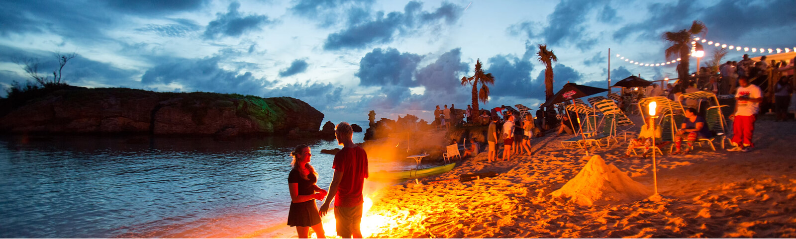 Sunset Bonfire at Snorkel Park