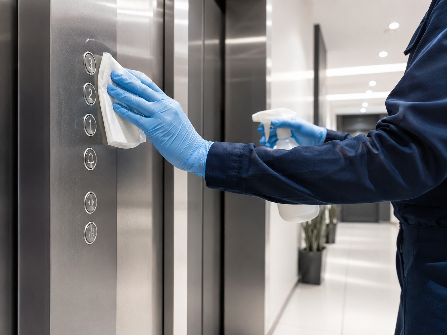 Désinfection des surfaces à contact fréquent
