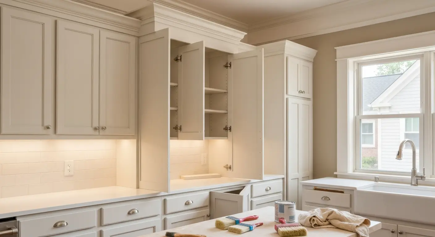 Cabinet painting service