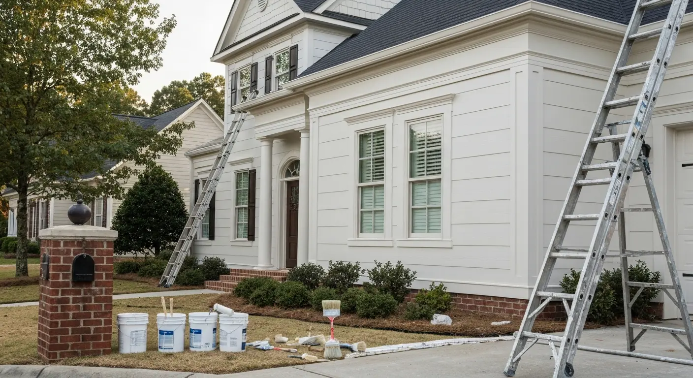 Exterior house painting