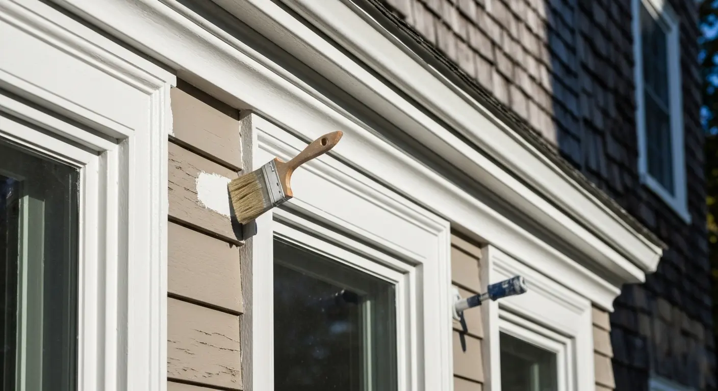 Trim and fascia painting