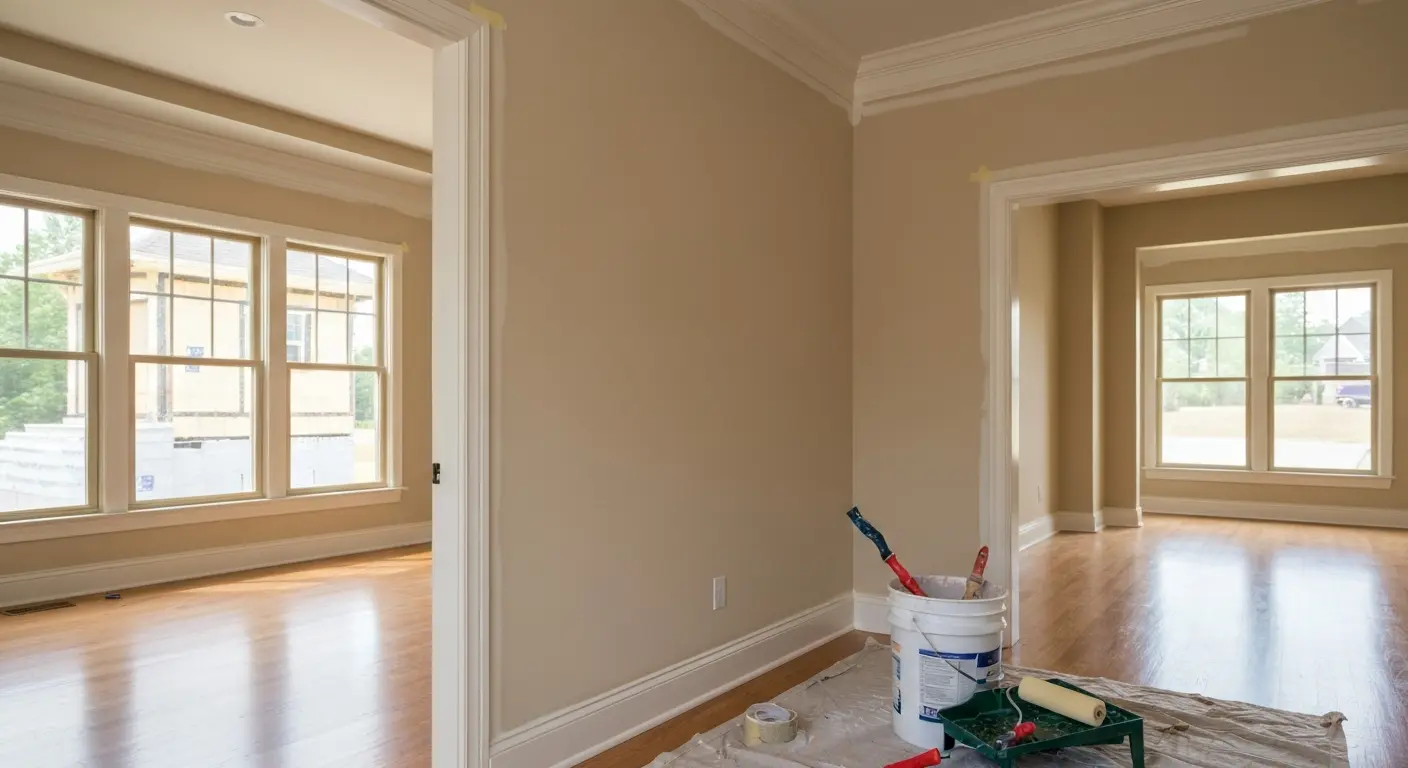 Interior painting in Red Oaks Mill home