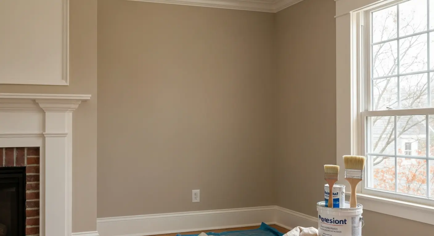 Interior painting in Woodstock home