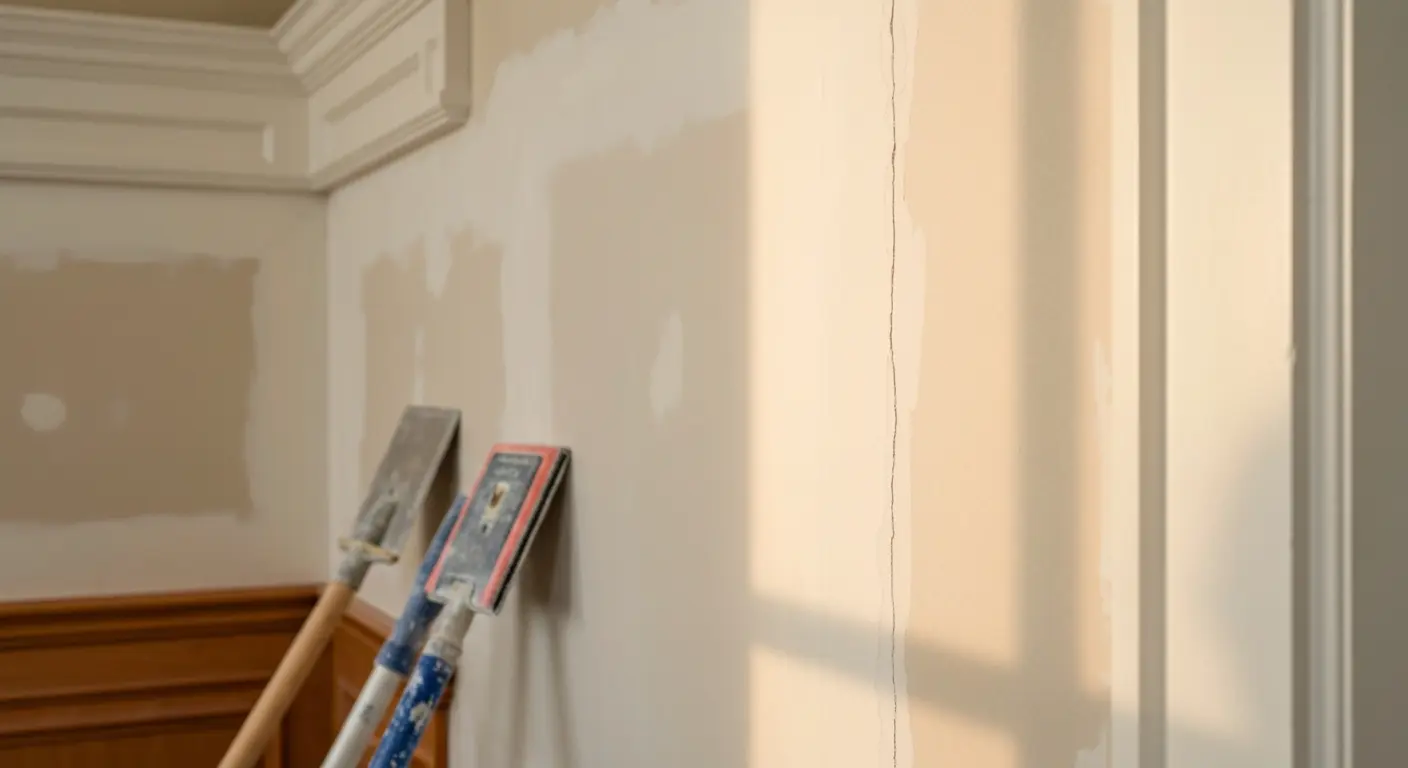 Drywall crack repair