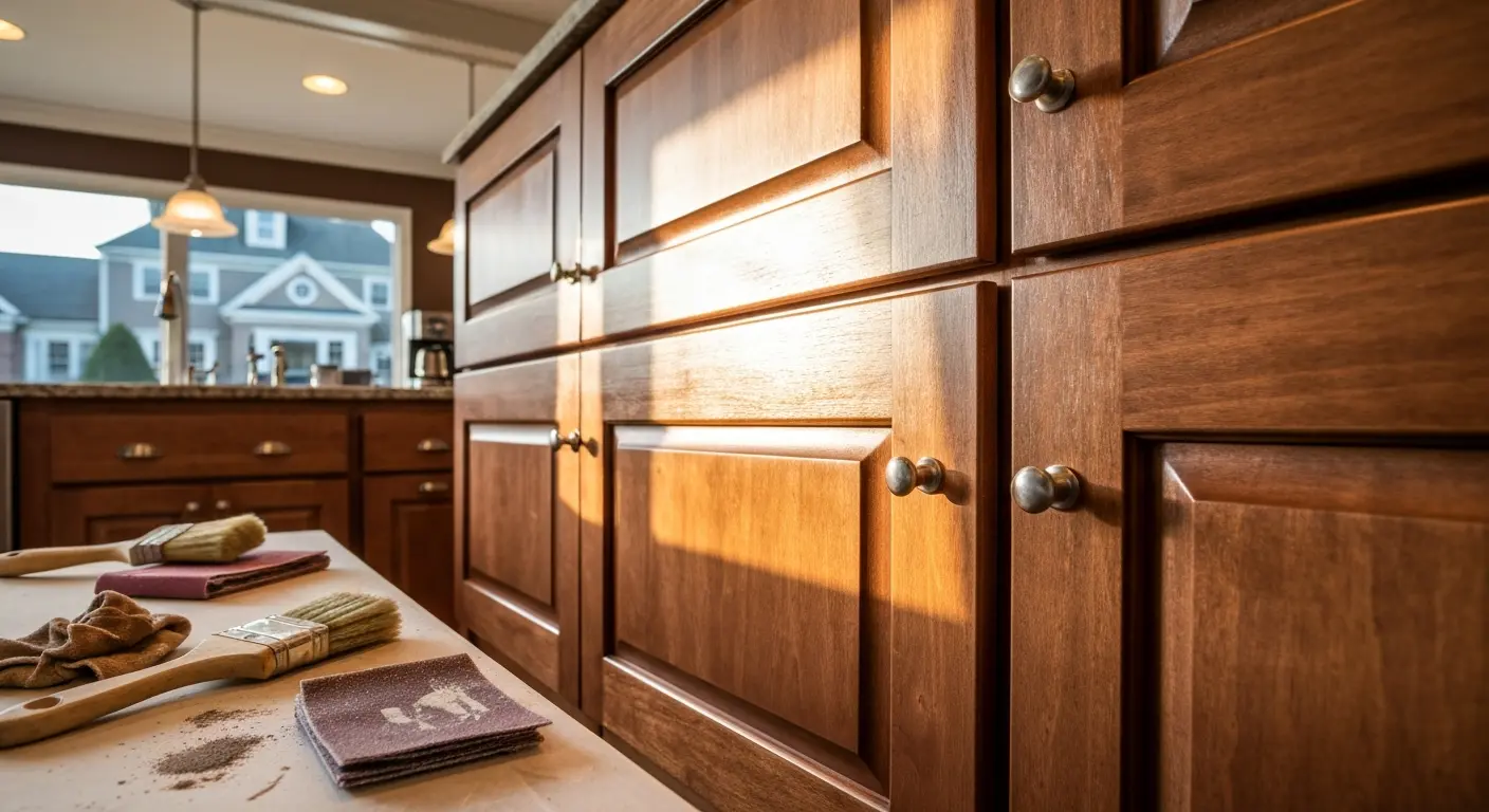 Cabinet refinishing