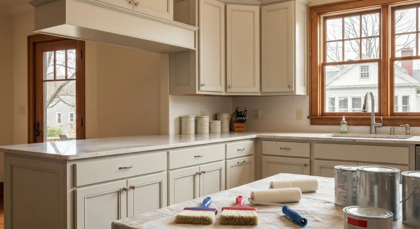 Cabinet painting service