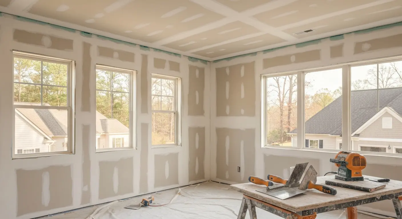 Drywall repair and finishing