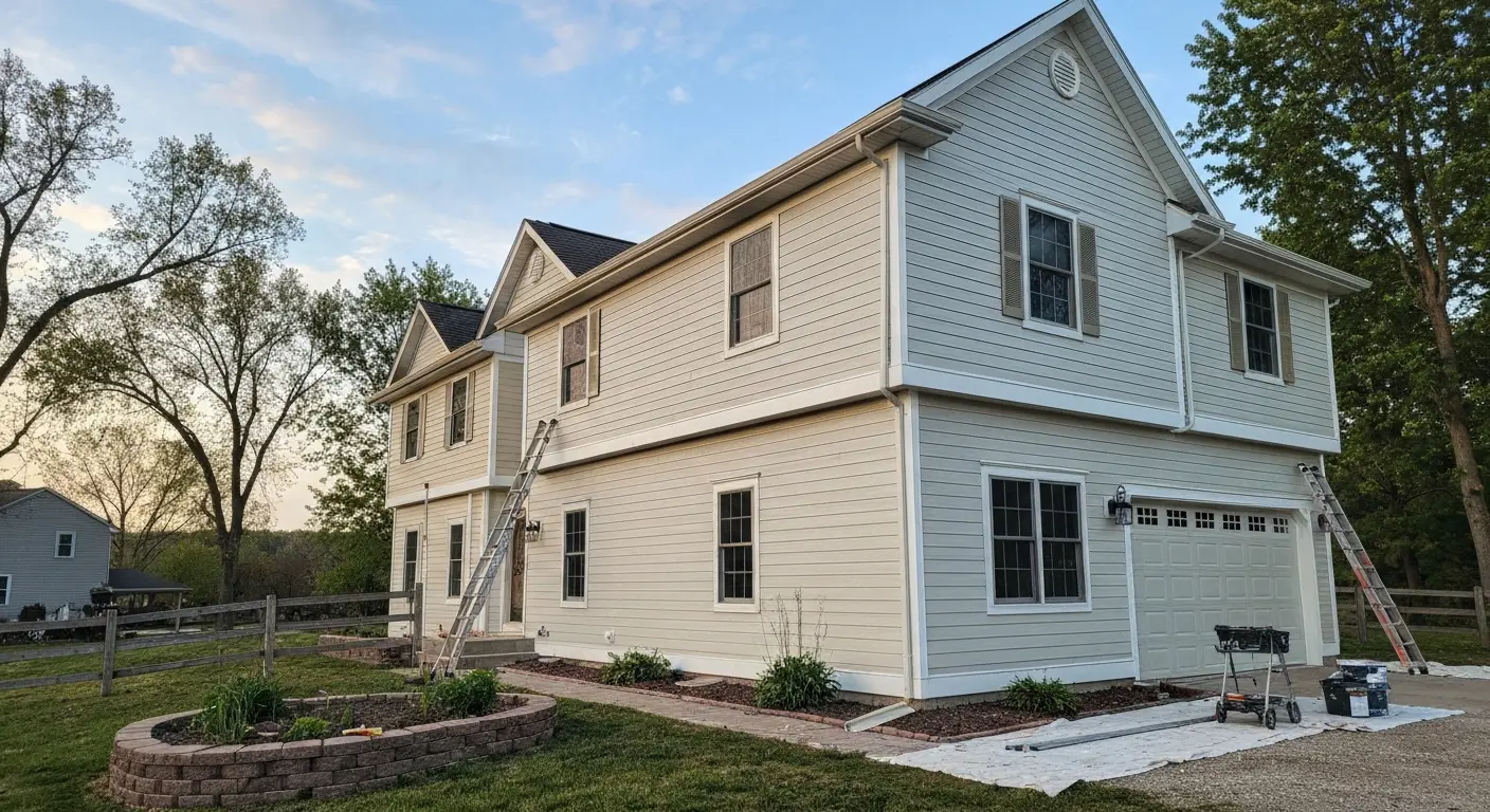 Exterior house painting