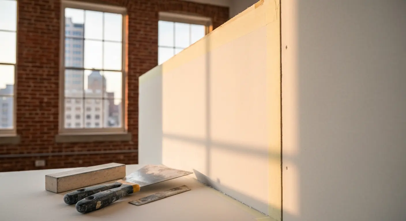 Drywall repair project