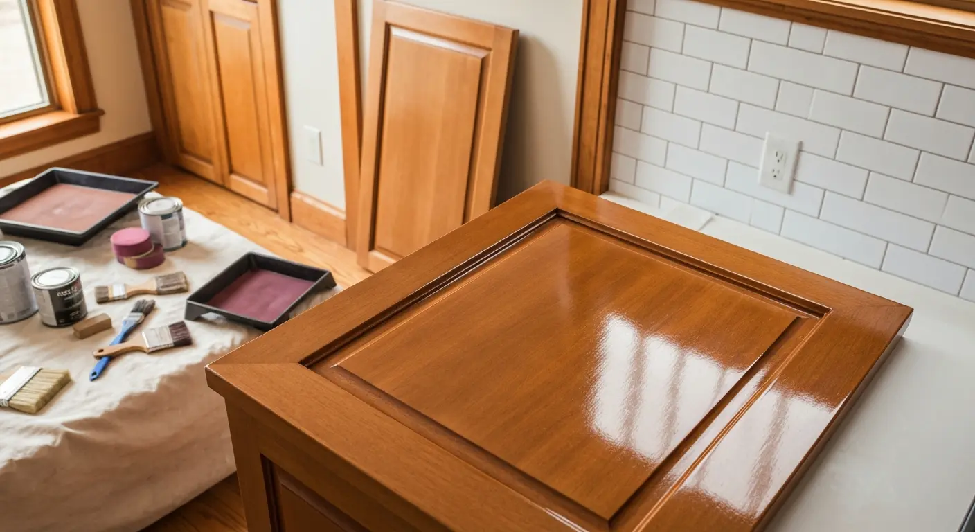 Cabinet refinishing and painting