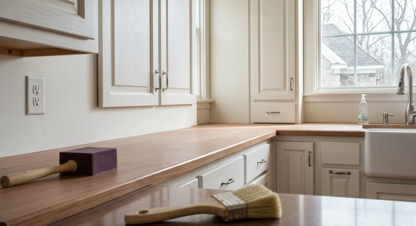 Cabinet refinishing project