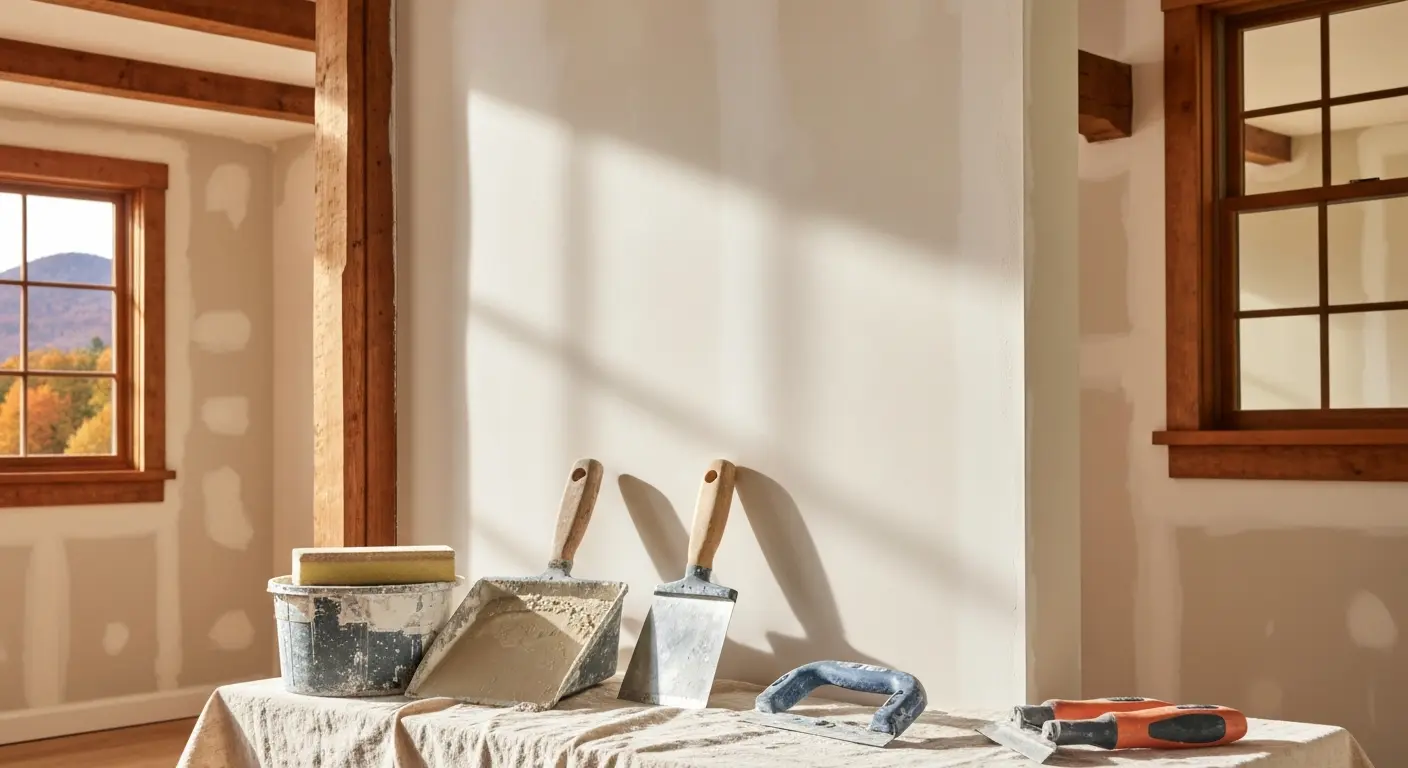 Drywall repair and painting preparation