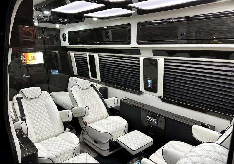 Executive van interior