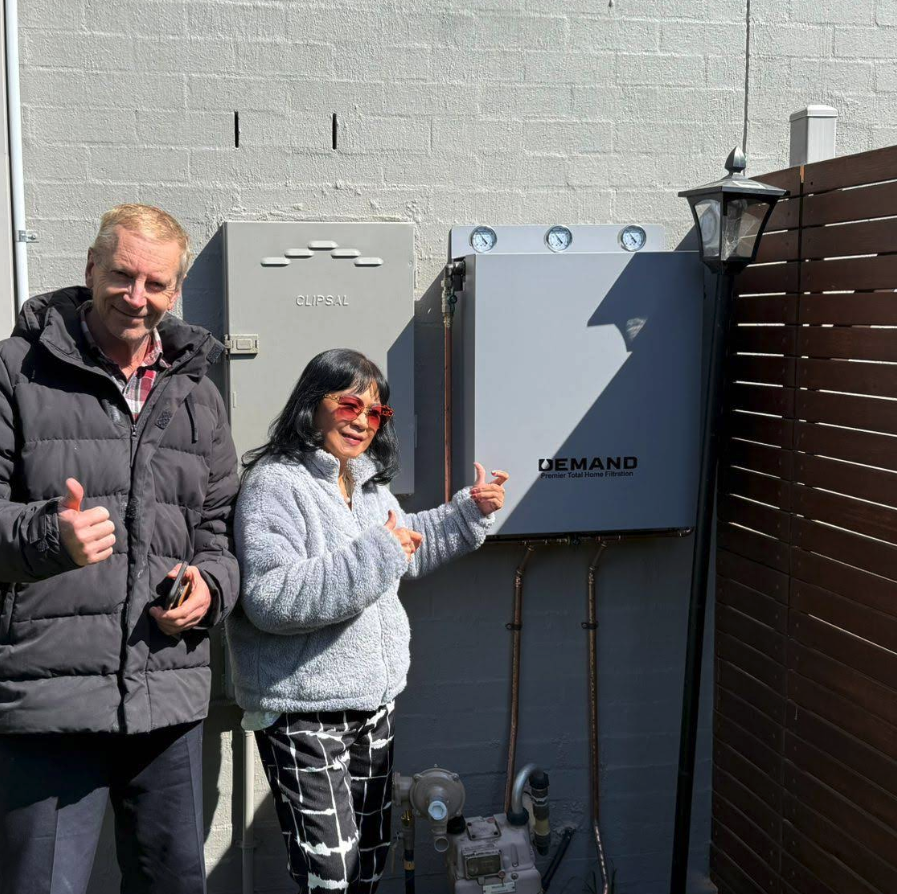 Water filtration installation