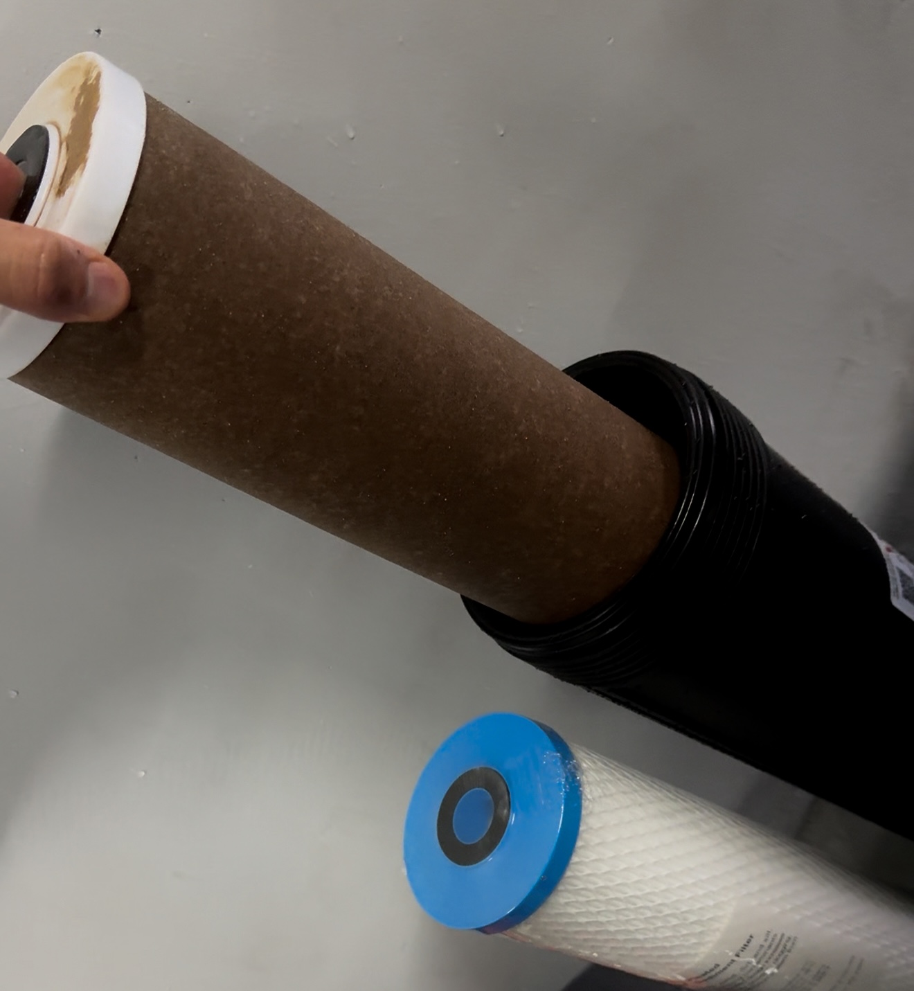 Water filtration installation