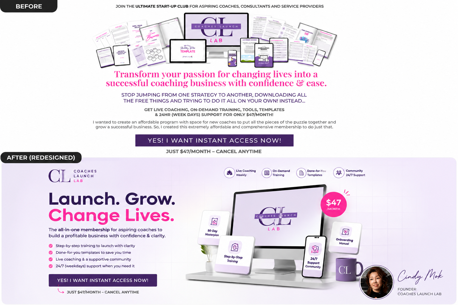 Website Redesign, Websites