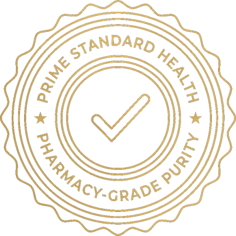 Prime Standard Health pharmacy-grade quality seal