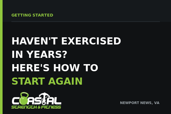 Haven’t Exercised in Years? Here’s How to Start Again