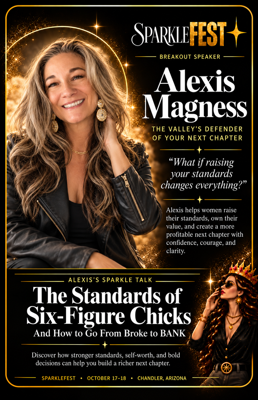 Alexis Magness SparkleFEST breakout speaker poster